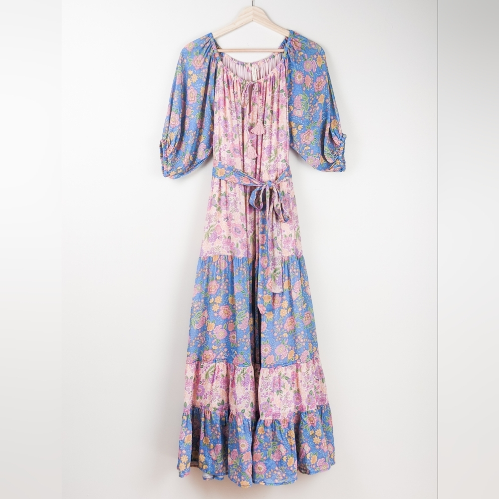 NWT Spell Rae Tiered Gown, Lilac